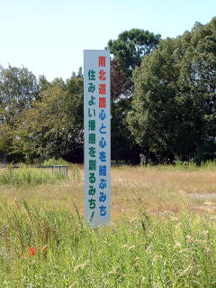 野口町水足の広告塔現地写真