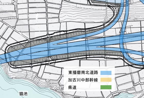 第２ランプ南側付近の図